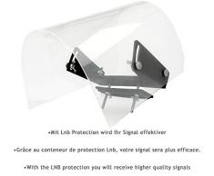 hd-line LNB Wetterschutzhaube - Schutz vor Regen, Schnee, EIS, Hagel und UV Schutz Kompatibel für Sat Anschülle