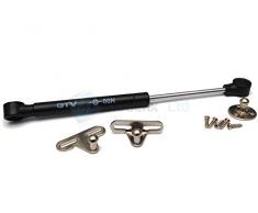 Für Küchenschränke Tür Gasdruckfeder Bleiben Spielzeugkiste Softclose Scharnier 80N - Schwarz