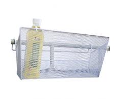 Foxom Bett Hänge organizer Hängeaufbewahrung Hängeregal Taschen halter für Buch Fernbedienung Handy Magazin, Weiß