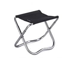 Klapphocker Tragbare Kleine Hocker Hocker Freizeit Kleine Bank Hocker Skizzieren Wäsche Angeln Hocker Barbecue Hocker Hocker Geeignet für Garten Balkon,Black