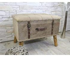 Livitat® Hocker Polsterhocker Suitcase Pouf Truhe Staufach Truhenbank Sitzbank Ottomane LV2085
