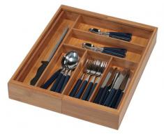 Kesper 17085 Variabler Besteckkasten Bambus ausziehbar von 35 - 58 cm