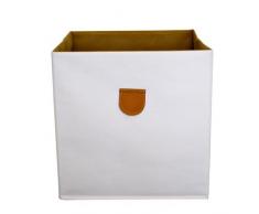Phoenix 817301WE Aufbewahrungsbox StorIt im 2er Set passend zu Caro Regalen, 34 x 34 x 34 cm, weiß