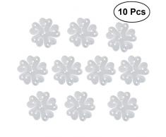 TOYMYTOY 10 Stück Ballons Clips Blume-Form Klemme Verschluß Krawatte Luftballons Halter für DIY Hochzeit Geburtstag Party Dekoration