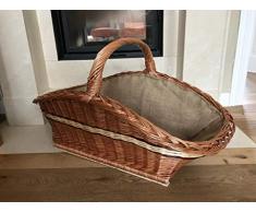 Deko-Shop-Hannusch Kaminkorb, Kaminkörbe, Kaminholzkorb, Zeitungskorb