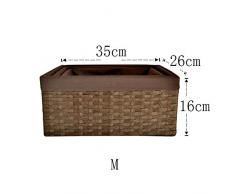 HNBY Desktop-Ablagekorb Snack-Ablagekorb Schubladenkorb Schlafzimmer Ablagekorb, Mehrfarbig Optional, Eine Vielzahl Von Optional Ablagekörbe (Size : 35×26×16cm)