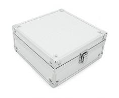 AR Carry Box® Kleine Alubox Alukoffer Aluminium Koffer Werkzeugkoffer leer 200x200x90mm Alu/Silber