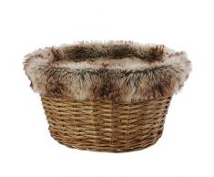 FRANK FLECHTWAREN Füllkorb Fellrand