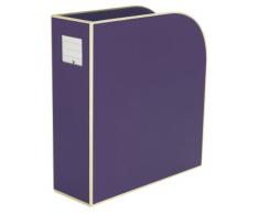 Semikolon (352751) Stehsammler A4 plum (lila) - Zeitschriften-Sammler und Dokumenten-Ordner - Für A4 - Format: 10,5 × 26,0 × 31,0 cm