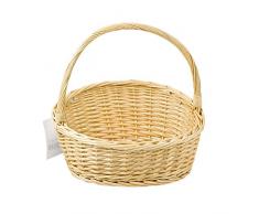 maDDma ® Geschenkkorb Präsentkorb Weidenkorb Korb Natur 48 x 40 x 15/45 cm zum Befüllen