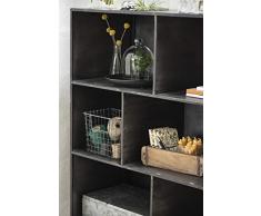 Alte Ziegelform 32x15x9,5 cm - Ein-Kammer - Vintage Holzkiste mit Metallbeschlägen - Echte, benutzte Form aus Indien aus Altholz gefertigt - Jedes Stück ein Unikat