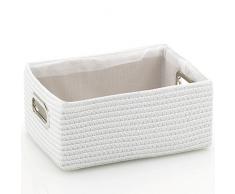 Designer Korb Dekokorb Box weiß L