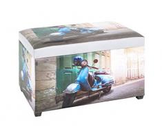 HAKU Möbel Sitztruhe, MDF, bunt, 40 x 65 x 42 cm