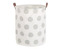 Dooxi Multifunktionale Faltbarer Schmutzige Kleidung Wäschekorb Household Rund Wäschebox Wasserdicht Kinder Spielzeug Organizer Aufbewahrungsbeutel mit Henkel