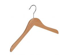 Der Kleiderbügelriese - Blusen / Hemdenbügel Buchenholz natur lackiert, 38 cm