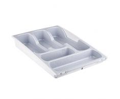 Curver 05752-845-00 Besteckkasten ausziehbar, luna / grau