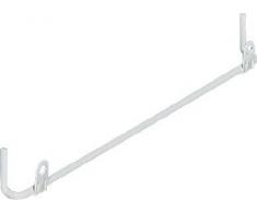 Gitterkorb Wäschekorb weiß Wäsche-Korb mit Einhänge-Funktion | Wäsche-Sammler stapelbar | Breite 240 mm | Tiefe 290 mm | Metall RAL 9010 weiß pulverbeschichtet | GedoTec® powered by HÄFELE