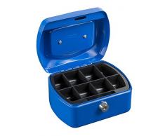 Idena 50027 - Geldkassette 6, Größe 155 x 120 x 90 mm, Farbe Blau, 1 Stück