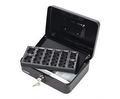 HMF 10022-02 Geldkassette Geldzählkassette 25 x 18 x 9 cm, schwarz