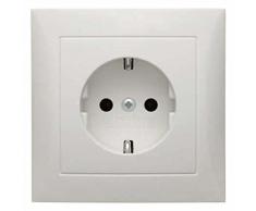 Berker SCHUKO-Steckdose pws/gl 47428989 m.Abdeckplatte S.1 Steckdose 4011334277651