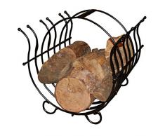 ARSUK Kaminholzständer, Holzkörbe, Feuerholzregal, Kamin Log halter, FireSet Birkenholz Holders, Rack Brennholz Carrier Tools, Holz Korb Behälter