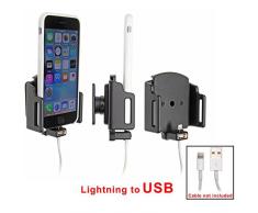Brodit 514795 Gerätehalter für Apple iPhone 6S/ iPhone 7 (USB-auf Lightning-Adapterkabel)