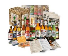 Biergeschenk Box (12 Bier-Spezialitäten) im Geschenkkorb für Männer - Geburtstagsgeschenk zum Geburtstag, originelle Hochzeitsgeschenke, Geschenkidee für Männer, Männertag