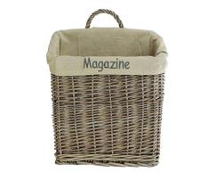 DEKO-KORB Magazine WEIDENKORB RATTANKORB AUFBEWAHRUNGSKORB ZEITUNGSKORB ZEITSCHRIFTENKORB