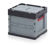 2x Profi Faltbox 40 x 30 x 32 mit Deckel inkl. Zollstock * 2er Set