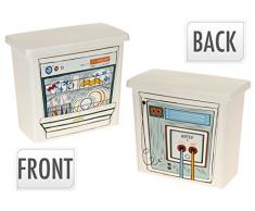 Easybox Wäsche Geschirrspüler Waschpulver Tabletten Plastik Aufbewahrungsschachtel Behälter