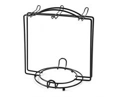 Yissma Tassenhalter Edelstahl Schrankeinhänger Küche Teetassen Display Stand für Tassen Geschirr,ca. 19 * 19 * 17 cm