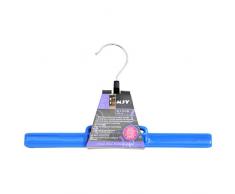 MSV Hosenklemmbügel, Metall, blau, 26x15x8 cm