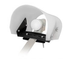 LNB Wetterschutzhaube weiße Kappe von HB-DIGITAL - schützt den LNB vor Wettereinflüssen wie Regen, Schnee, EIS, Hagel und Sonne (UV Schutz) Regenschutz Cap