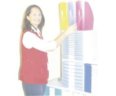 Multiform 01808500 Stehsammler The Magazine 292x110x320mm himbeer transluzent