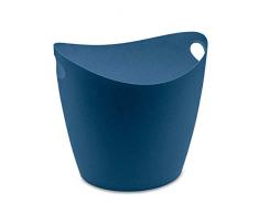 Koziol Zuber Bottichelli XL, Bottich, Korb, Organizer, Aufbewahrung, Thermoplastischer Kunststoff, Organic Deep Blue, 28 L, 5736675