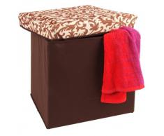 Wäschehocker Dekorativ und Praktisch, Größe:31x31x31;Design:Blume