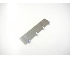 WENKO 4480020100 Hakenleiste Esperia - 4 Haken, selbstklebend, Edelstahl rostfrei, 19 x 2 x 4.2 cm, GlÃ¤nzend