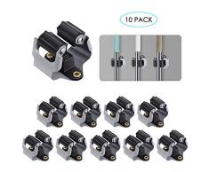 PIXNOR WINOMO Gerätehalter Garten Besenhalter Wand rostfrei 10 Stück