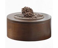 YCDJCS Schmuck-Box-Uhr-Kasten Einzel Grid-Schwarz-Leder-Armbanduhr-Kasten-Ausgang Armband Box-Armbanduhr Display Box als Geschenk Kleideraufbewahrung (Color : Brown, Size : 15.5 * 15.5 * 10.5 cm)