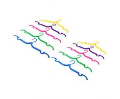 Baoblaze 10 Stücke zusammenklappbare Kleiderbügel aus Kunststoff für Reise