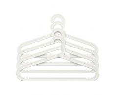 IKEA BAGIS Kleiderbügelset in weiß; 4tlg.