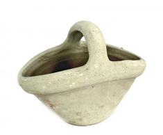 DARO DEKO Ton Pflanz-Gefäß Korb 30 x 25cm