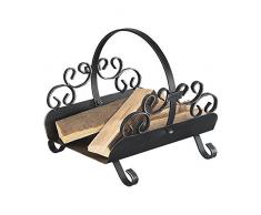SCHOESSMETALL Holzkorb LANDHAUS 4, Holzlege, Kaminholzkorb