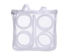 OneMoreT Wäschesack für Schuhe, Netzstoff, Wäsche, Schuhe, Trockene Schuhe, Organizer, tragbare Wäschebeutel