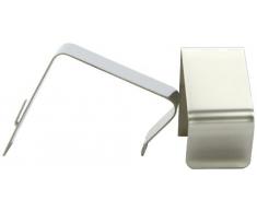 Quartet 7501, flexible Metall Kleiderbügel für Platten 1–1/2–2-1/2 Dick, 2 Kleiderbügel/Set