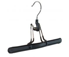 25 x pieperconcept Kleiderbügel Hosenklemmbügel, 26 cm