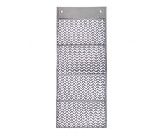 Hängeorganizer Wand Aufbewahrungstasche Canvas Hängetasche mit 4 Fächern Ordnungsmappe zum Aufhängen Multifunktionale Türtasche für Dokumenten und Regenschirm