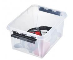 SmartStore 3508390 Classic-15 Aufbewahrungsbox mit Deckel, transparent, 14 L