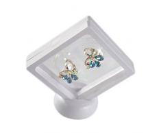 Bodhi2000® Transparente ausgesetzt schwimmende Vitrine Ständer Halter Box für Schmuck Armband Ohrringe