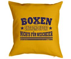 Originelles Kissen mit Füllung für Boxfans! Boxen Extremesport - Nichts für Weicheier! Top Geschenk!
